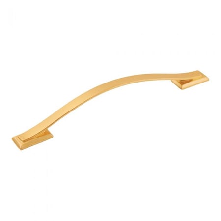 Gan Eden 160 mm Center-Center Cabinet Pull, Brushed Gold Brass GA2248671